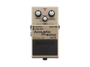 BOSS AD-2 Acoustic Preamp | Pedal preamp para violão
