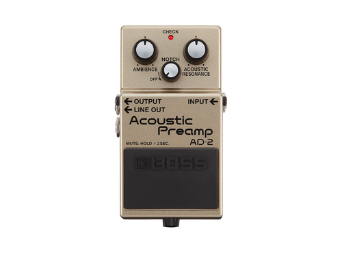 BOSS AD-2 Acoustic Preamp | Pedal preamp para violão