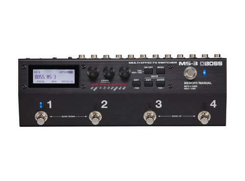 BOSS MS-3 Multi Effect Switcher | Controlador e Multiefeitos