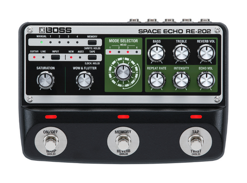 BOSS RE-202 | Pedal de Delay e Reverb Space Echo