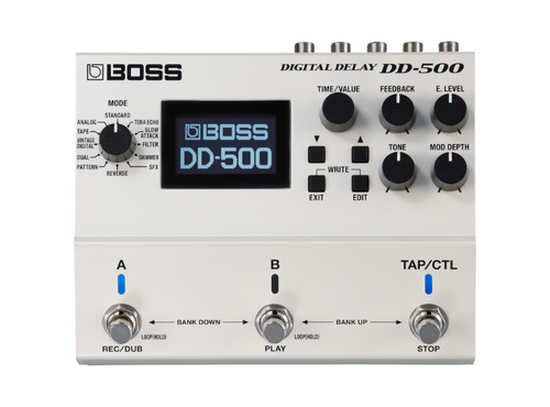 BOSS DD-500 | Pedal Multiefeitos de Delay Digital