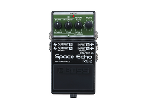 BOSS RE-2 | Space Echo Pedal de Delay e Reverb Compacto