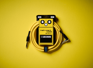 BOSS BIC-10A-YL | Cabo para Instrumento P10 x P10 em L de 3 Metros na Cor Amarelo