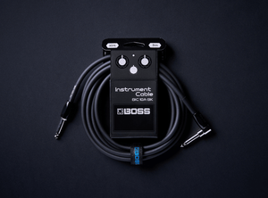 BOSS BIC-10A-BK | Cabo para Instrumento P10 x P10 em L de 3 Metros na Cor Preta