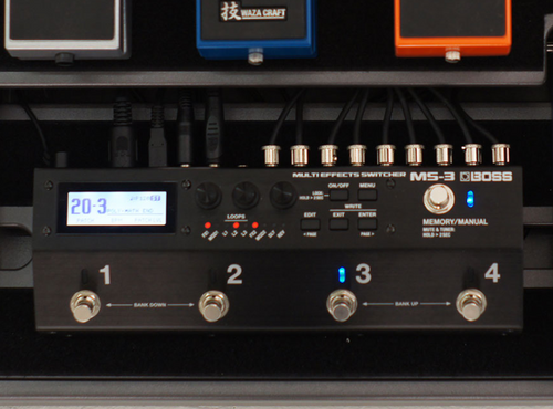BOSS MS-3 Multi Effect Switcher | Controlador e Multiefeitos