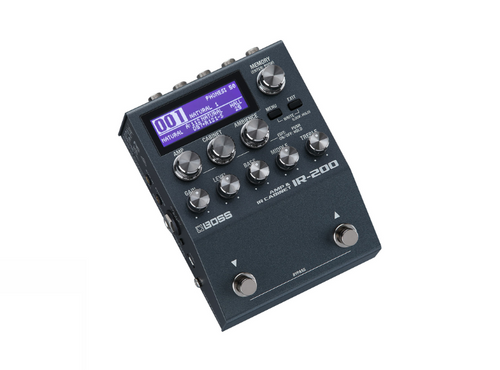 BOSS IR-200 | Pedal Simulador de Amp e Gabinete com Impulse Response