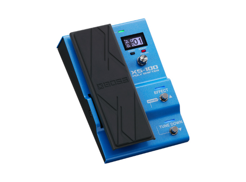 BOSS XS-100 Poly Shifter | Pedal com Efeito de Mudança de Tom, Oitavas e Pedal de Expressão
