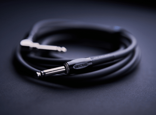 BOSS BIC-10A-BK | Cabo para Instrumento P10 x P10 em L de 3 Metros na Cor Preta