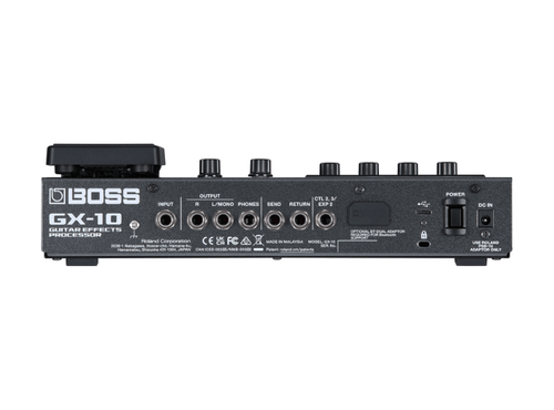 BOSS GX-10 | Processador de Efeitos para Guitarra e Baixo