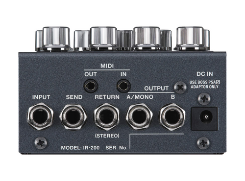 BOSS IR-200 | Pedal Simulador de Amp e Gabinete com Impulse Response