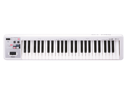 Roland A-49-WH | Controlador Portátil com Ação Profissional Cor Branco