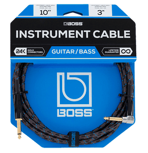 BOSS BIC-15A | Cabo P10 x P10 em L de 4,5 Metros