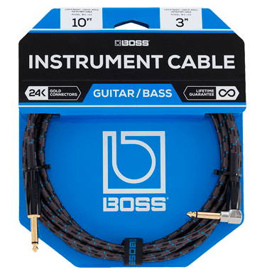 BOSS BIC-15A | Cabo P10 x P10 em L de 4,5 Metros