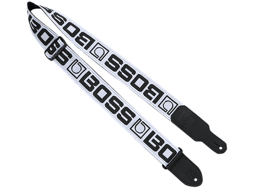BOSS BSM-20-WB | Correia para Instrumento com Logo da BOSS do Tipo Monograma