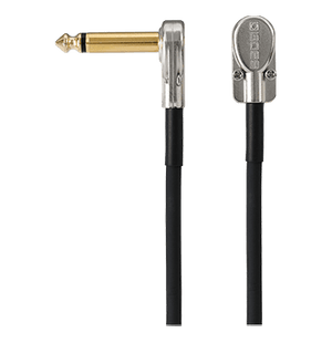 BOSS BPC-4-3 | Kit com 3 cabos P10 em L do tipo pancake de 10 cm