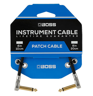 BOSS BPC-4 | Cabo P10 em L do tipo pancake de 10 cm