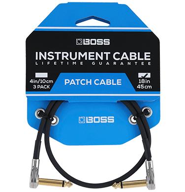 BOSS BPC-18 | Cabo P10 em L do Tipo Pancake de 45 cm