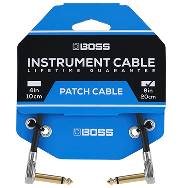 BOSS BPC-8 | Cabo P10 em L do tipo pancake de 20 cm