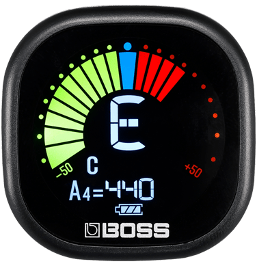 BOSS TU-05 Afinador de Clipe com Bateria Recarregável