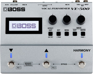 BOSS VE-500 | Processador Multiefeitos Vocal Performer
