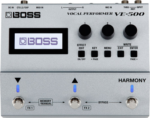 BOSS VE-500 | Processador Multiefeitos Vocal Performer
