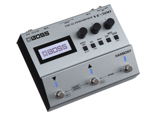 BOSS VE-500 | Processador Multiefeitos Vocal Performer
